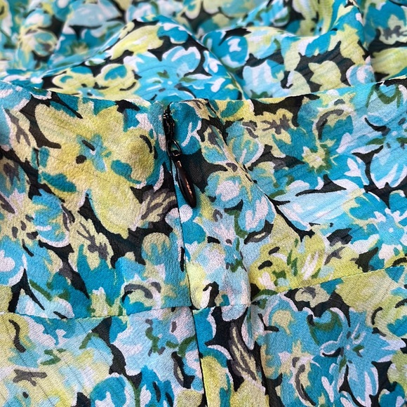 Nine West silk floral skirt, 14 - Picture 5 of 8